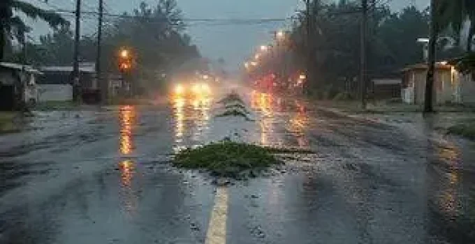 estragos temporais Campo Grande