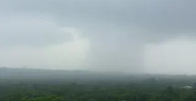 alerta de chuva forte e granizo em Mato Grosso do Sul