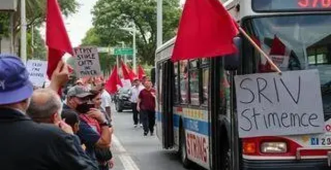 greve de ônibus em Campo Grande