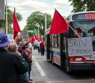 greve de ônibus em Campo Grande