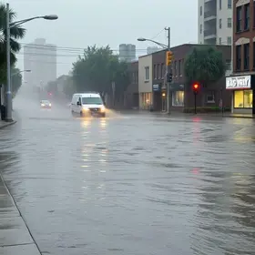 chuva e trovoadas em Campo Grande