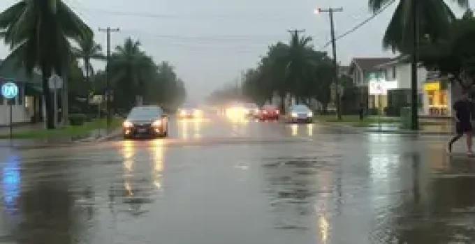 chuva forte em Campo Grande
