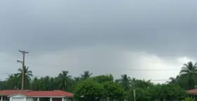 granizo e chuva forte