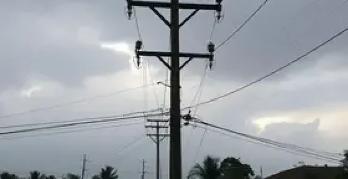 temporal causa queda de energia