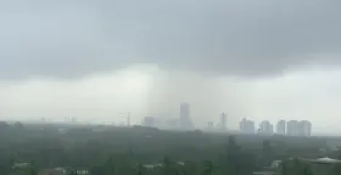 chuva forte em Campo Grande