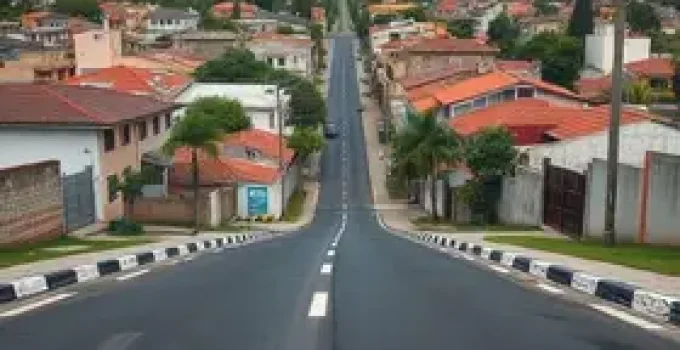 asfalto em Campo Grande