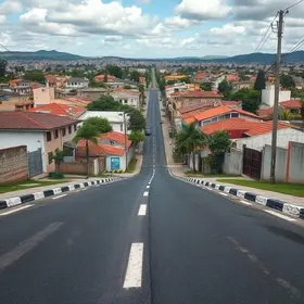 asfalto em Campo Grande