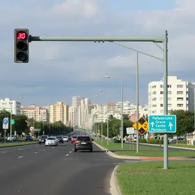 Campo Grande faixa com radar eletrônico