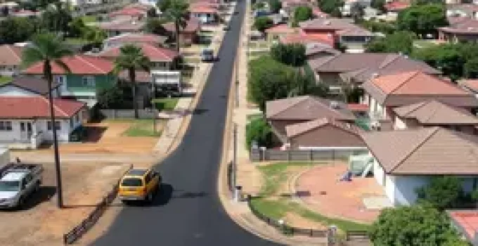 obras de asfalto em Campo Grande